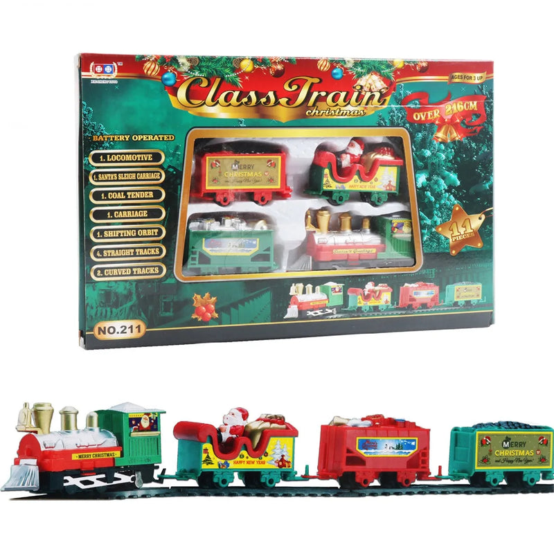 TREM ELÉTRICO PARA DECORAÇÃO DE NATAL